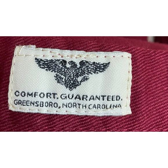 Wrangler Dress Shirt Burgundy Button Up Premium Quality Long Sleeve Shirt NWT - Picture 6 of 8